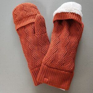 lululemon athletica Rust Knit Mittens